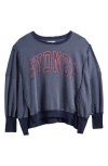 Free People Camden Oversize Graphic Sweatshirt In Sydney Combo