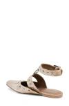 Free People Camille Ankle Strap Mule In Gold