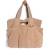Free People Caravan Suede Tote In Sand