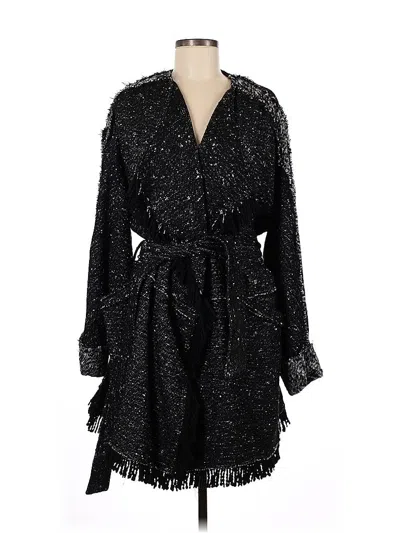 Pre-owned Free People Cardigan Sweater In Black