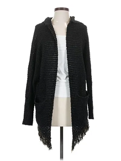 Pre-owned Free People Cardigan Sweater In Black
