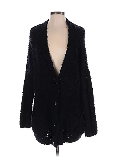 Pre-owned Free People Cardigan Sweater In Black