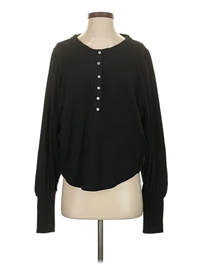 Pre-owned Free People Cardigan Sweater In Black
