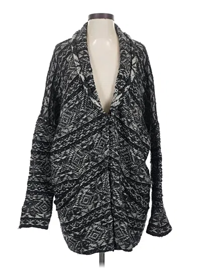 Pre-owned Free People Cardigan Sweater In Black