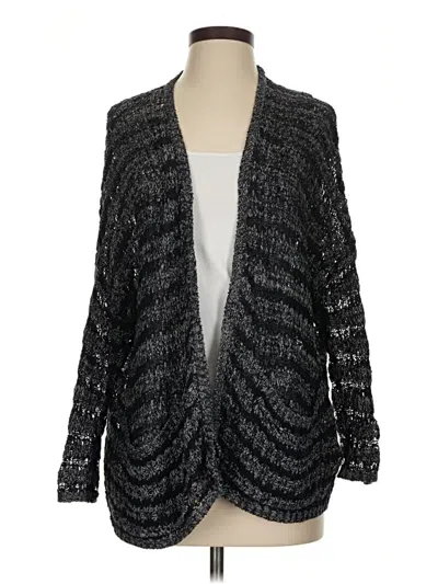 Pre-owned Free People Cardigan Sweater In Black