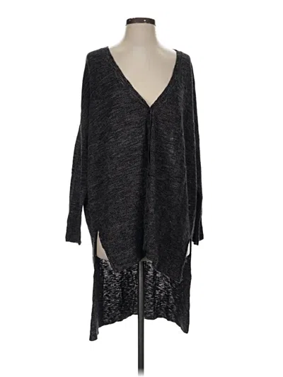 Pre-owned Free People Cardigan Sweater In Black