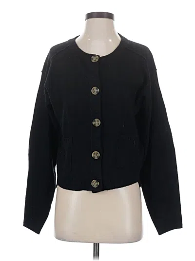 Pre-owned Free People Cardigan Sweater In Black