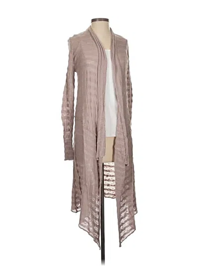 Pre-owned Free People Cardigan Sweater In Brown