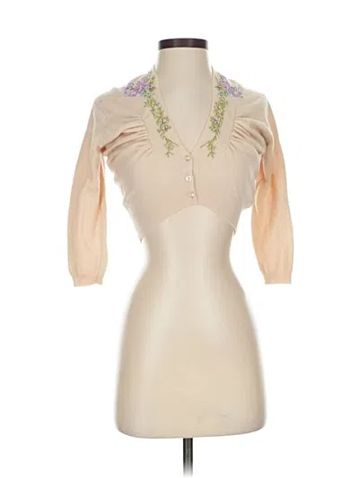 Pre-owned Free People Cardigan Sweater In Brown