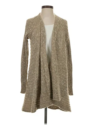 Pre-owned Free People Cardigan Sweater In Brown
