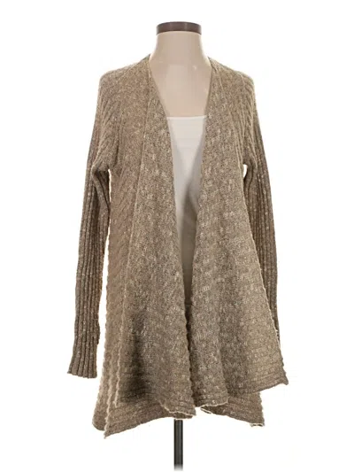 Pre-owned Free People Cardigan Sweater In Brown