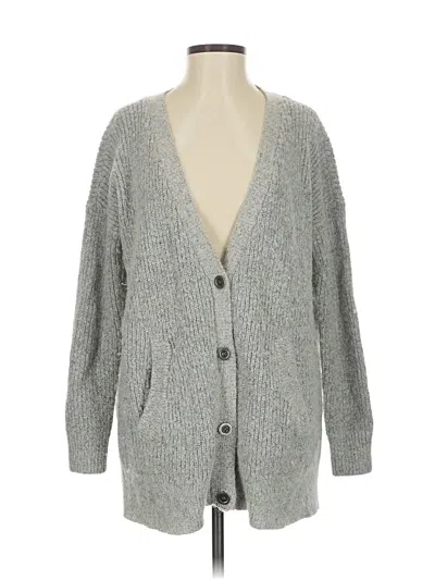 Pre-owned Free People Cardigan Sweater In Gray