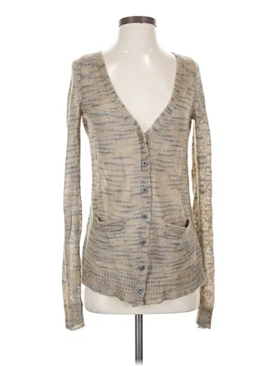 Pre-owned Free People Cardigan Sweater In Gray