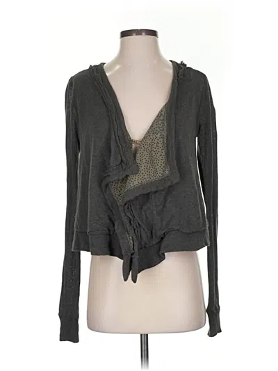 Pre-owned Free People Cardigan Sweater In Gray