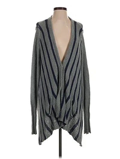 Pre-owned Free People Cardigan Sweater In Gray