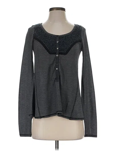 Pre-owned Free People Cardigan Sweater In Gray