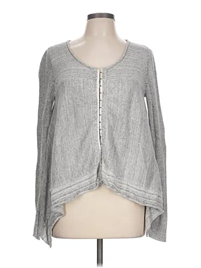Pre-owned Free People Cardigan Sweater In Gray