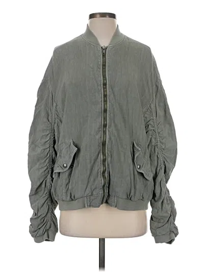 Pre-owned Free People Cardigan Sweater In Gray