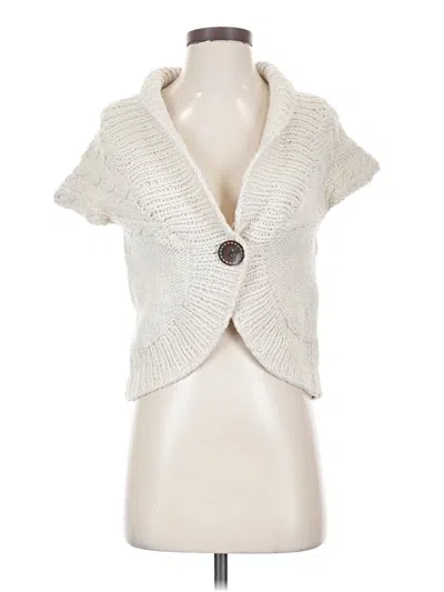 Pre-owned Free People Cardigan Sweater In Ivory