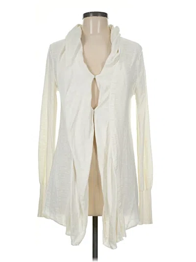 Pre-owned Free People Cardigan Sweater In Ivory