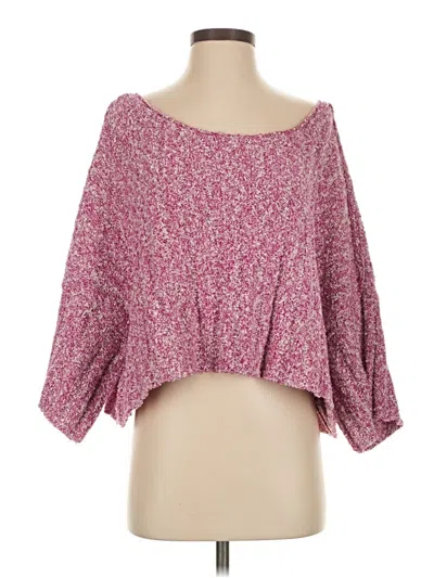 Pre-owned Free People Cardigan Sweater In Pink