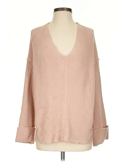 Pre-owned Free People Cardigan Sweater In Pink