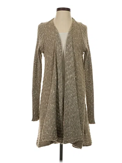 Pre-owned Free People Cardigan Sweater In Tan