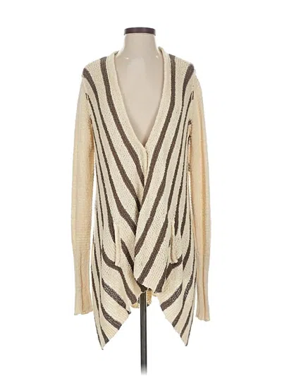 Pre-owned Free People Cardigan Sweater In White