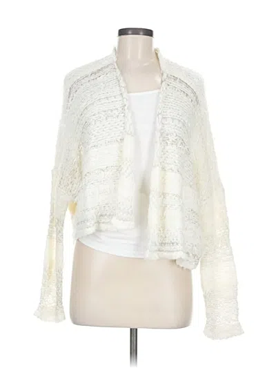 Pre-owned Free People Cardigan Sweater In White