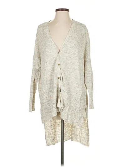 Pre-owned Free People Cardigan Sweater In White