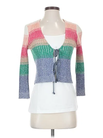 Pre-owned Free People Cardigan Sweater In White