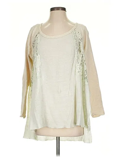 Pre-owned Free People Cardigan Sweater In White