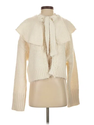 Free People Cardigan Sweater In White