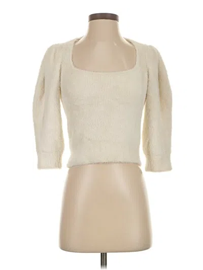 Pre-owned Free People Cardigan Sweater In White