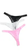 Free People Care Reya Thong 3 Pack Assort In Assort