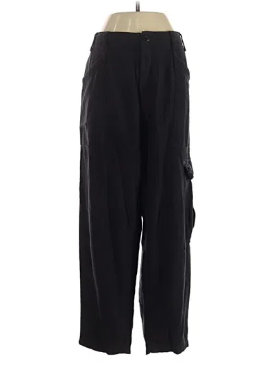 Pre-owned Free People Cargo Pants In Black
