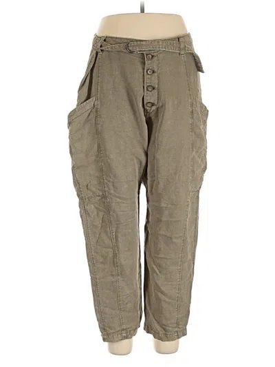 Pre-owned Free People Cargo Pants In Brown