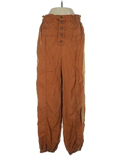 Pre-owned Free People Cargo Pants In Brown