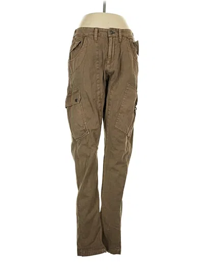 Pre-owned Free People Cargo Pants In Brown