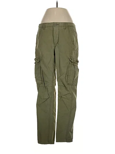 Pre-owned Free People Cargo Pants In Green