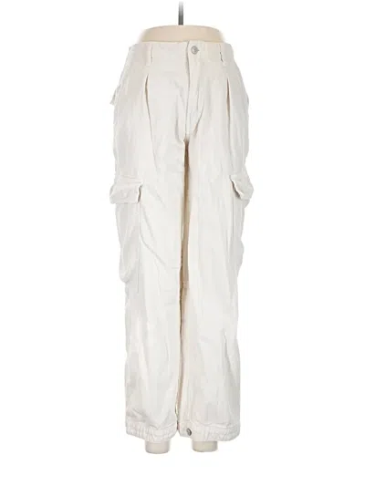 Pre-owned Free People Cargo Pants In Ivory