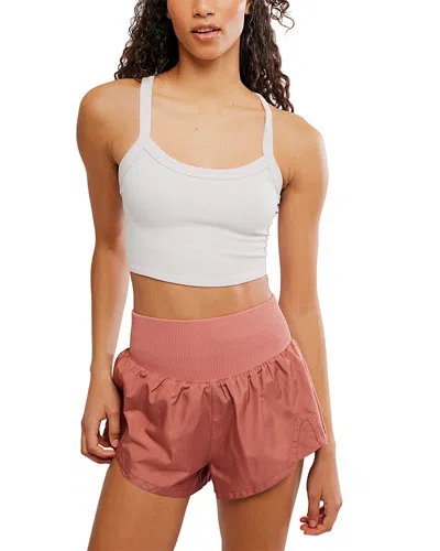 Free People Fp Movement Carpe Diem Water Resistant Shorts In Pink