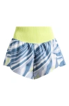 Free People Carpe Diem Stripe Colorblock Shorts In Sporty Stripe Combo Sky