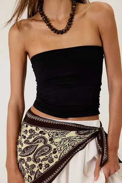 Free People Carrie Tube Top In Black