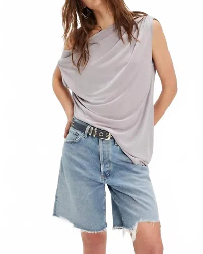 Free People Cascadia Jersey Tunic In Raindrops In Multi