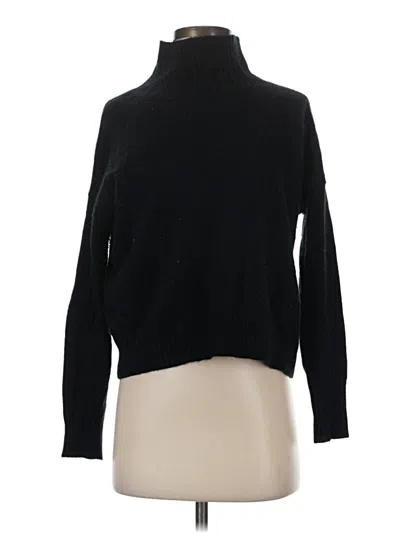 Pre-owned Free People Cashmere Pullover Sweater In Black
