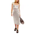 Free People Casino Got Glam Dress In Silver In Silver