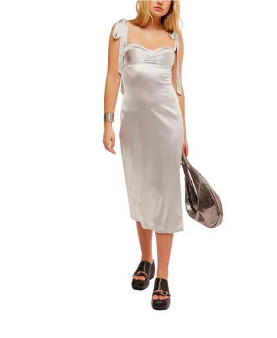 Free People Casino Got Glam Dress In Silver