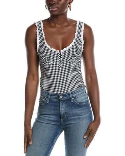 Free People Cassie Bodysuit In Black
