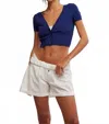 Free People Cassie Cardi In Indigo In Blue